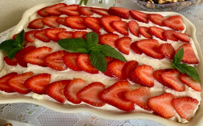 No Bake Strawberry-Lemon Layered Dessert